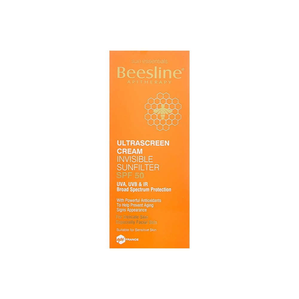BEESLINE ULTRA SCREEN CREAM INVISIBLE SPF50 50ML | بيزلين الترا سكرين كريم واقي شمس 50 مل