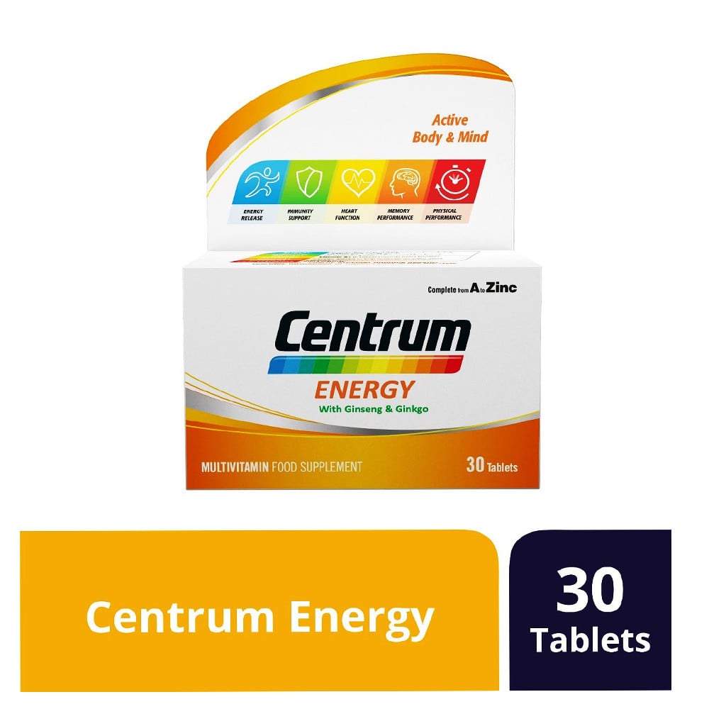 سنترم انرجي 30 قرص | CENTRUM ENERGY 30TAB