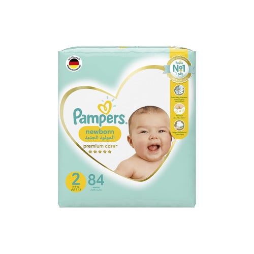 PAMPERS PREMIUM 2 JUMBO 84 | بامبرز بريميوم حفاضات...