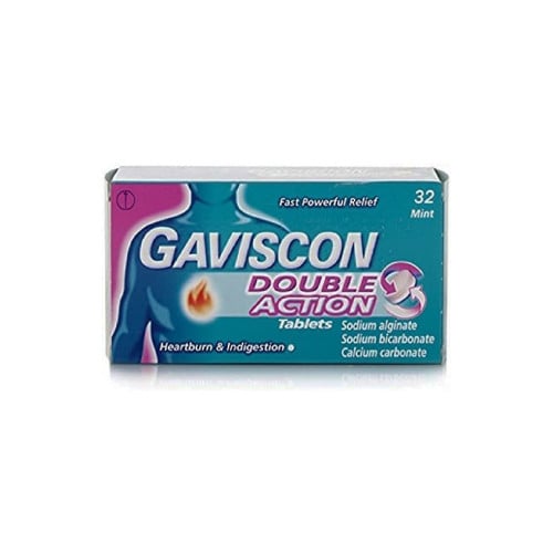 جافيسكون قوه مضاعفه 32 قرص | GAVISCON DOUBLE ACTIO...