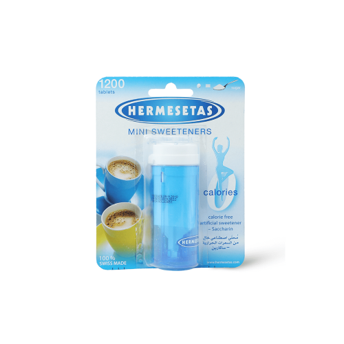 HERMESETAS MINI SWEETENERS 1200 TAB | هيرميسيتاس ح...