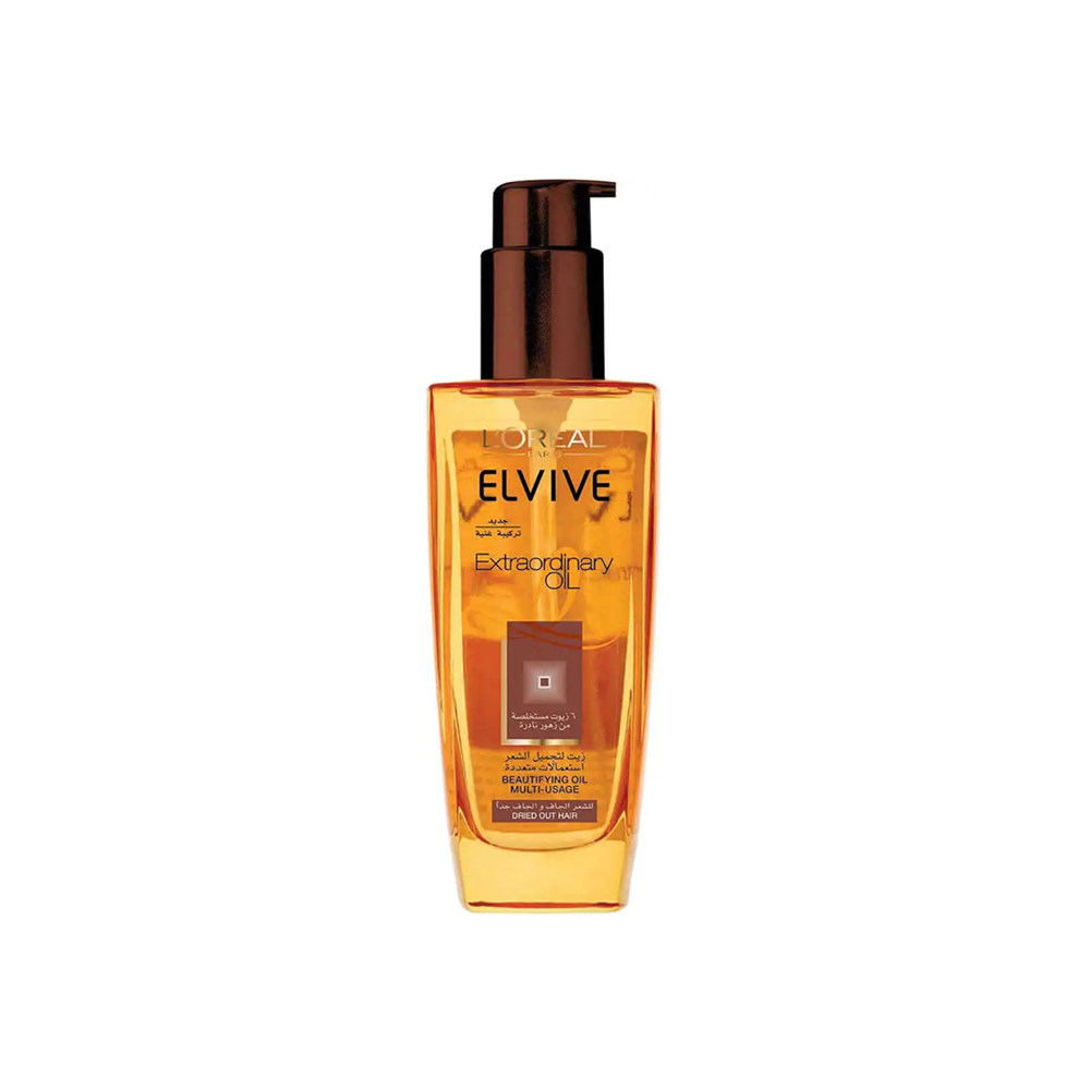 LOREAL HAIR OIL EXTRAORDINARY DRIED OUT HAIR 100ML | لوريال زيت للشعر الجاف والجاف جدا 100 مل