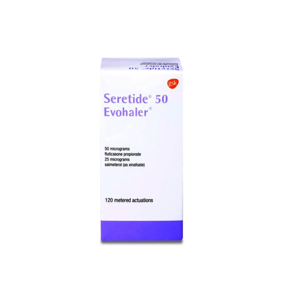سيريتايد 50 ميكروجرام ايفوهيلار | SERETIDE EVOHALER 50 MCG