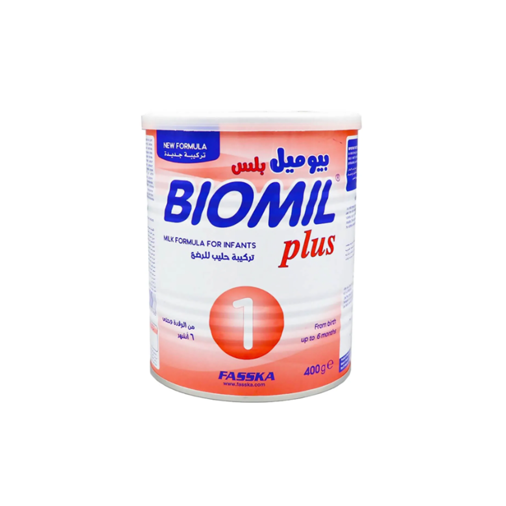 بيوميل بلس حليب أطفال رقم 1 تركيبة للرضع 400 جم | BIOMIL PLUS BABY MILK NO 1 INFANT FORMULA 400GM
