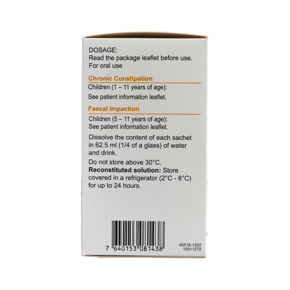 MOVICOL PEDIATRIC PLAIN 30SACHETS | موفيكول للأطفال راحة من الإمساك 30 كيس