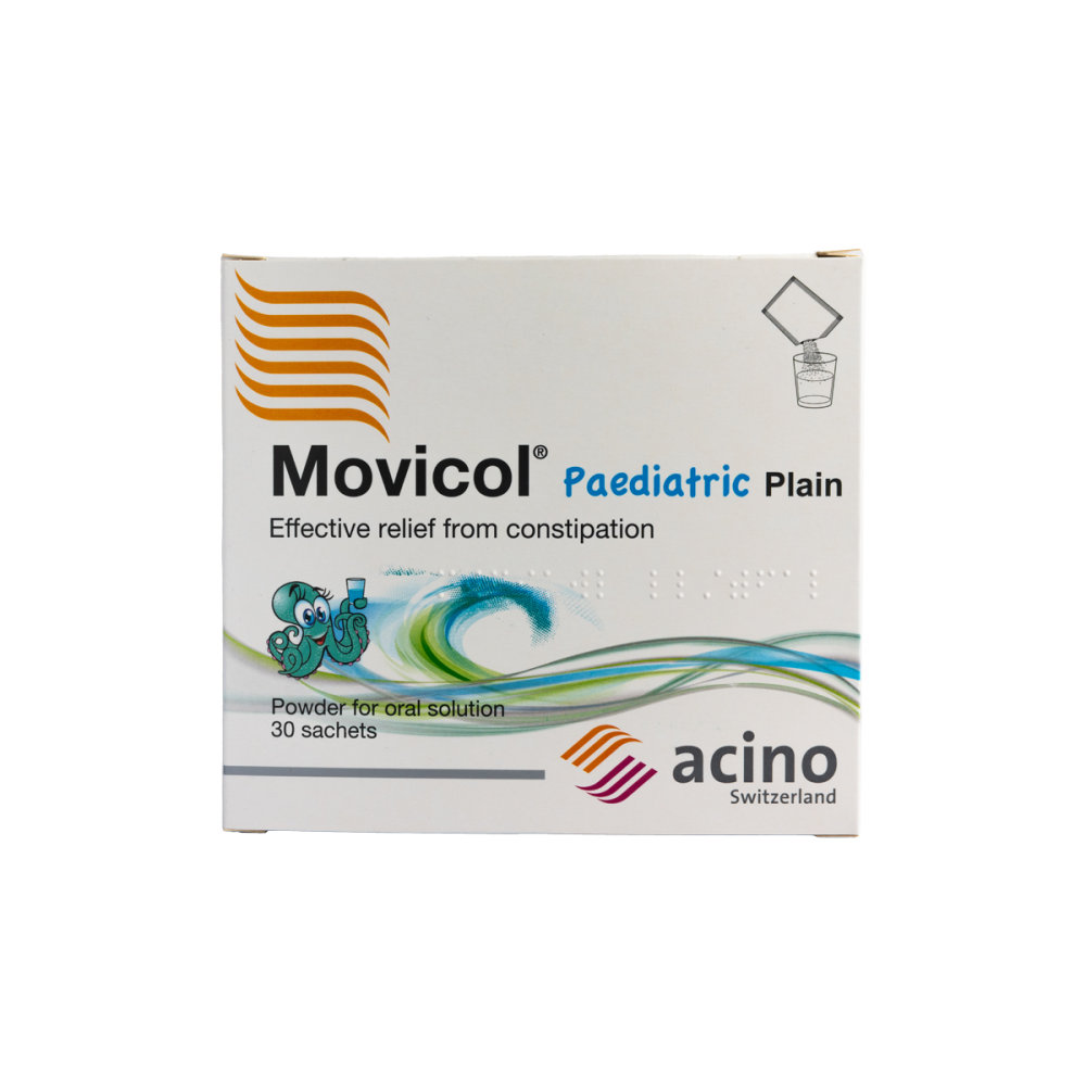 MOVICOL PEDIATRIC PLAIN 30SACHETS | موفيكول للأطفال راحة من الإمساك 30 كيس