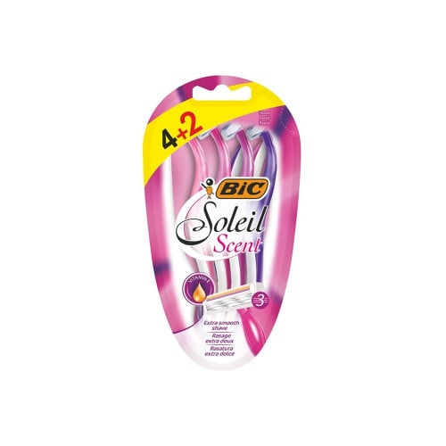 BIC SOLEIL SCENT 4+2 PCS | بيك سوليل سينت شفرات نس...
