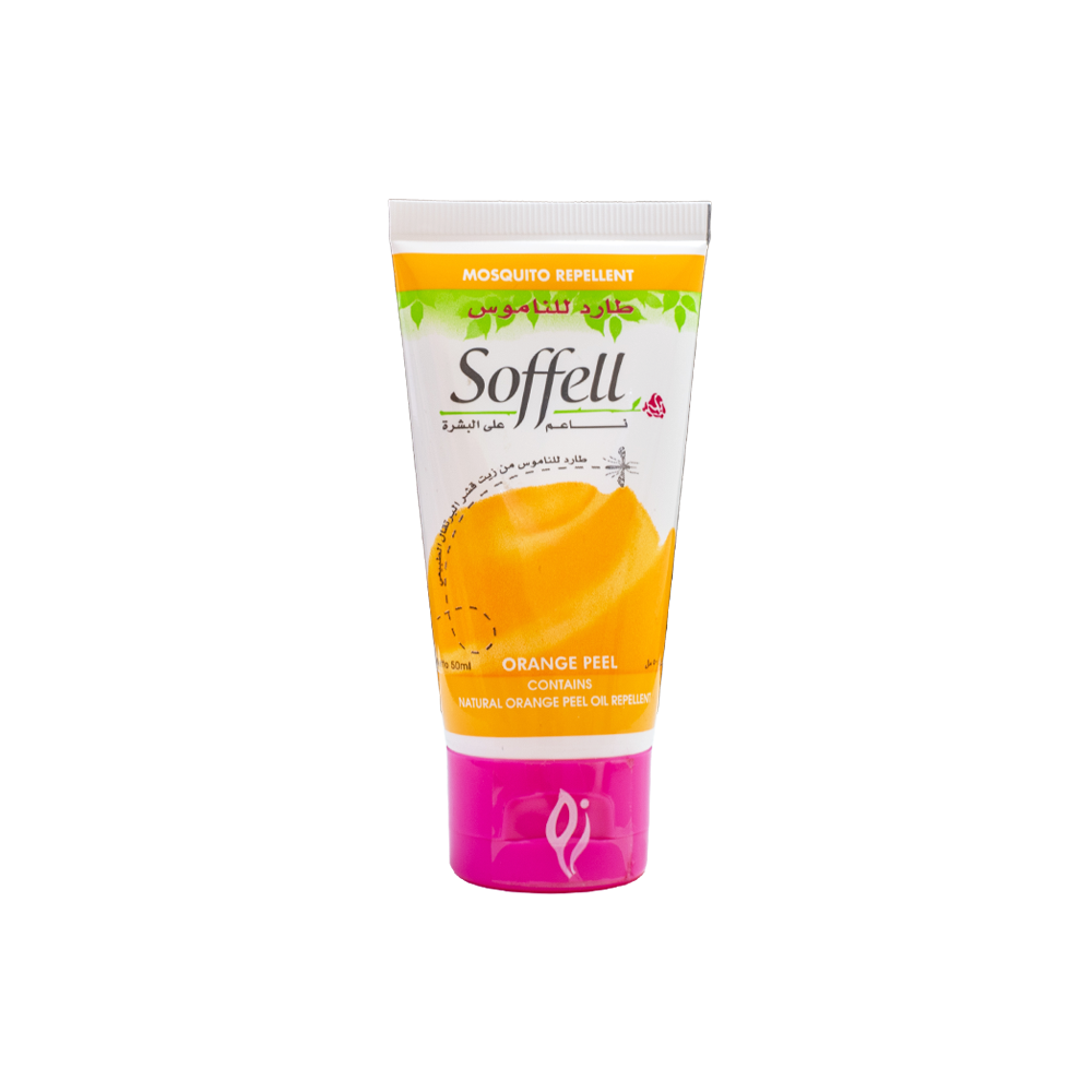 سوفيل طارد للناموس طبيعي بقشر البرتقال 50 مل | SOFFELL MOSQUITO REPELLENT ORANGE PEEL 50ML