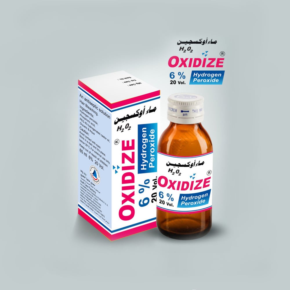 اوكسيدايز ماء اكسجين 6% 60 مل