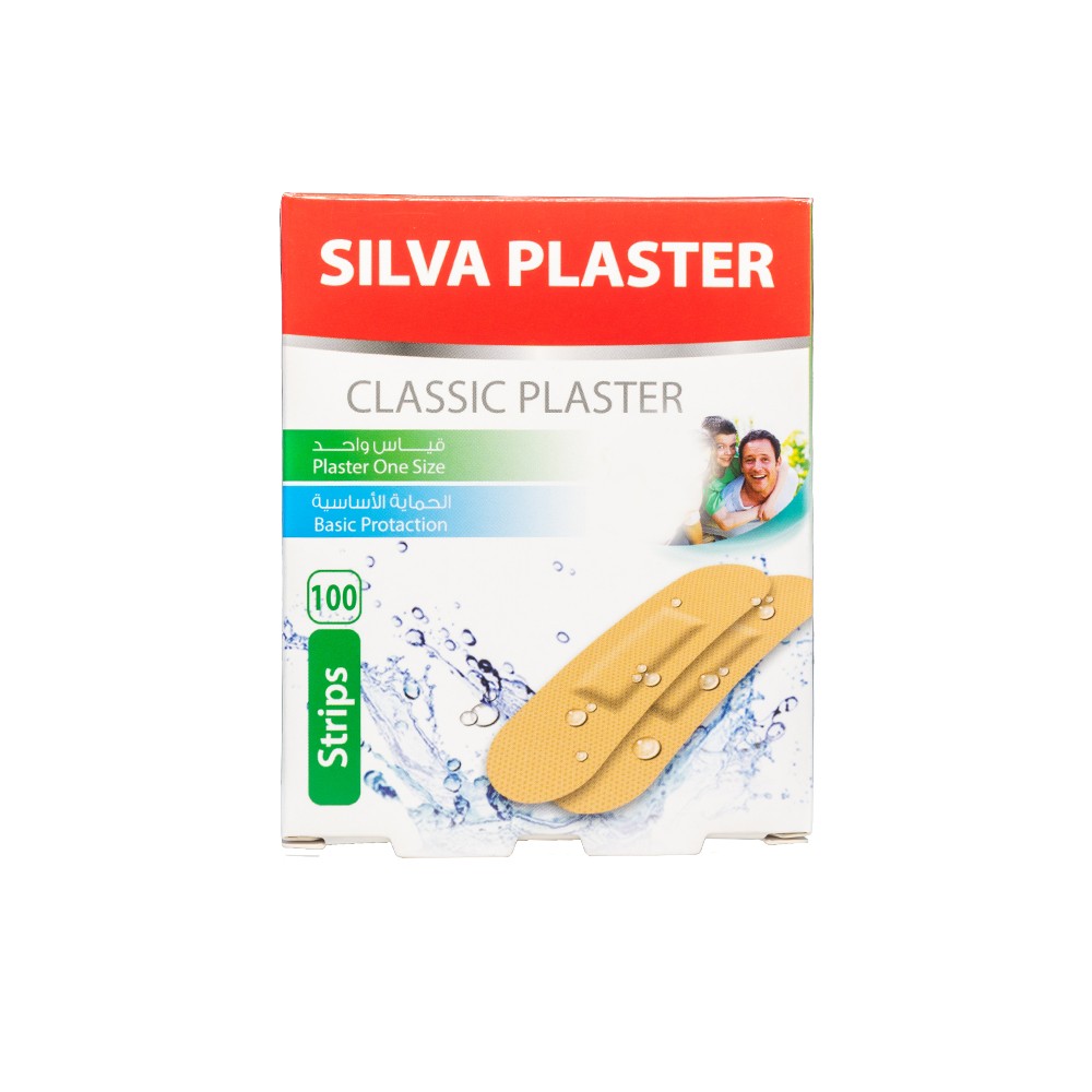 SILVA CLASSIC PLASTER 100PCS | سيلفا بلاستر كلاسيك 100 حبة