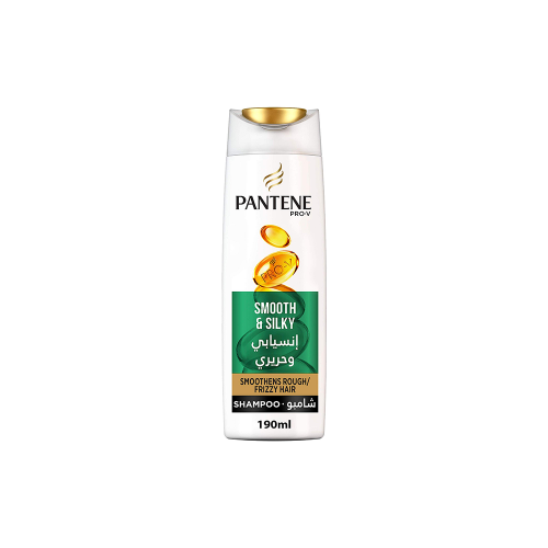 PANTENE SHAMPOO SMOOTH & SILKY 190 ML | بانتين شام...