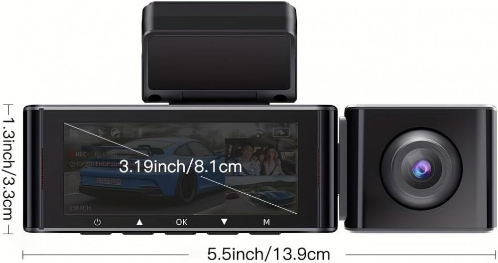 M800 Sony Car Camera Best Dash Cam Front and Rear 4K WiFi GPS Car
