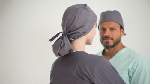 SMOKY SURGICAL CAP