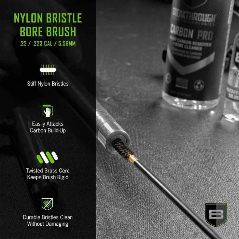 Breakthrough Nylon Bristle Bore Brush (223 BT-22NBB) | قناص