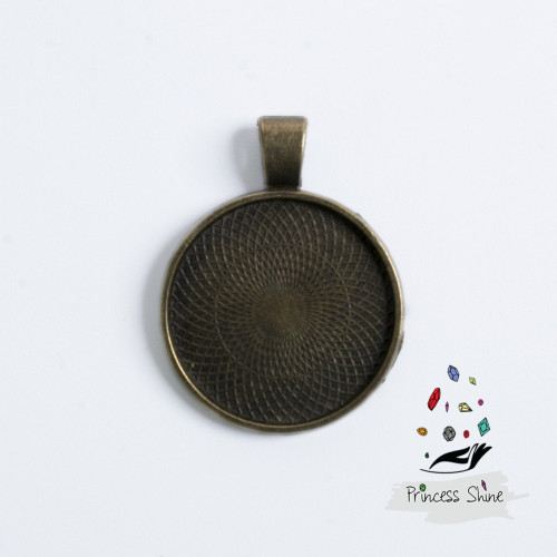 566 - تعليقة دائرة للتعبئة برونزي