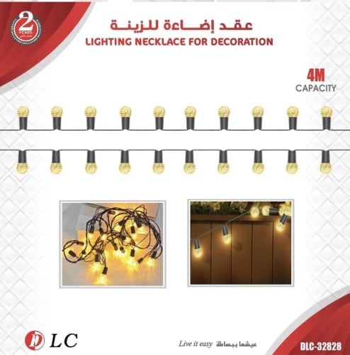 أضواء سلسلة الكرة الكريستال LED - متنوعة - DLC-328...
