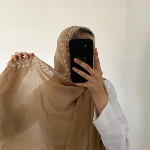 طرحة بهيه ليزر لون بيج