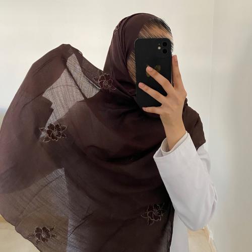 طرحة اصال لينن لون بني