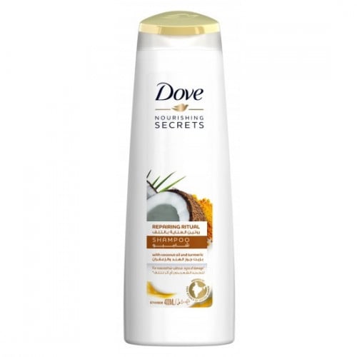 شامبو دوف روتين العناية بالتلف بزيت جوز الهند والزعفران 400 مل