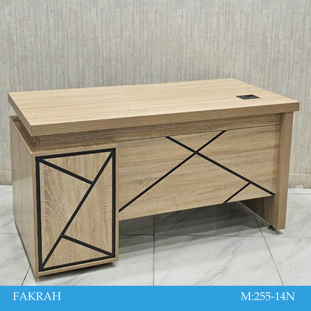 مكتب مقاس 120و140 سم عدة ألوان