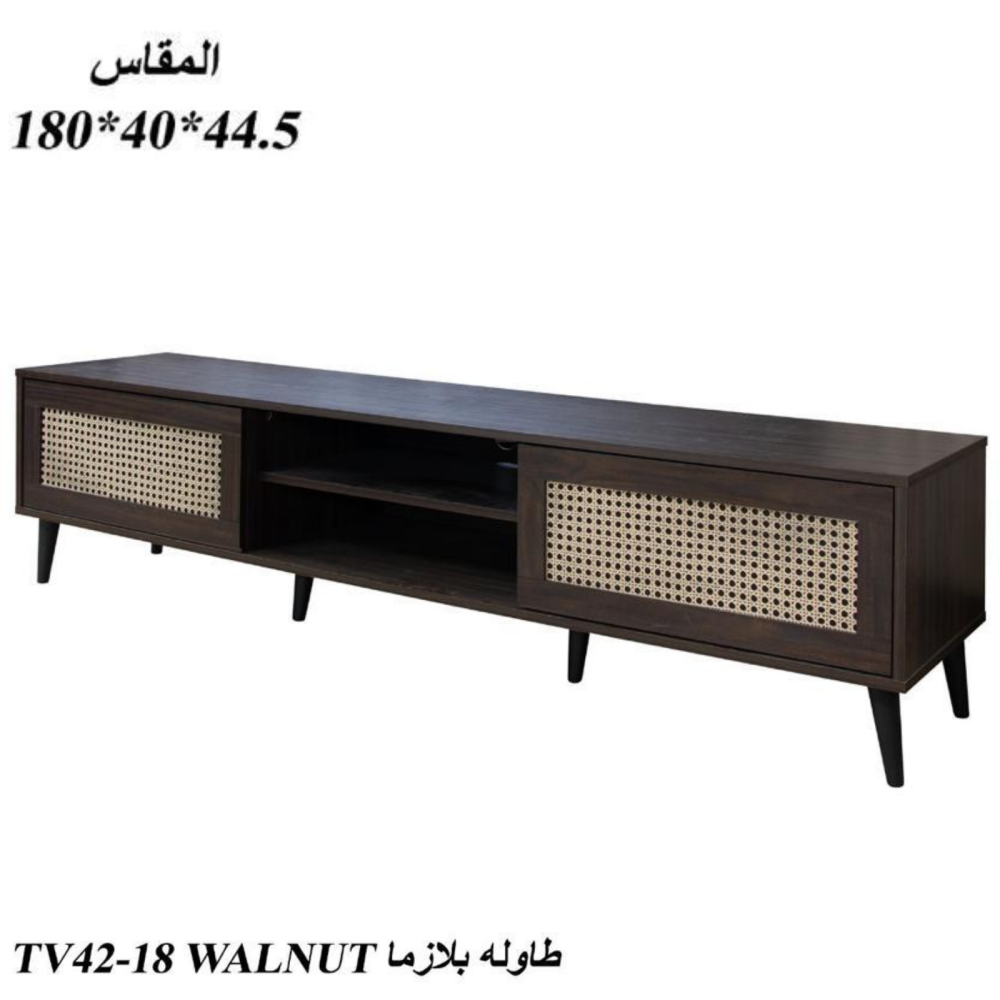 طاولة بلازما مقاس 140و160و180و200 سم خشبي غامق