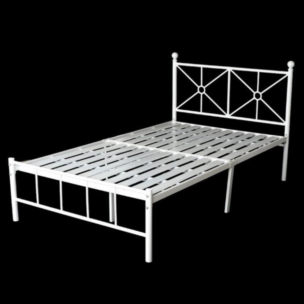 سرير ابيض (40-200-120) - ستار