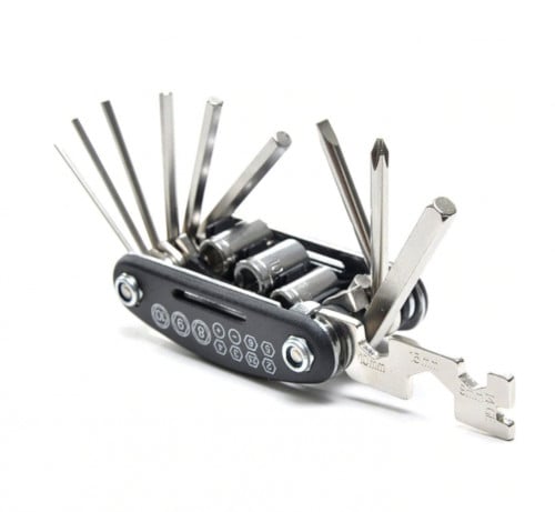 طقم متعدد الاستعمال لا صلاح الدراجة 15 في 1