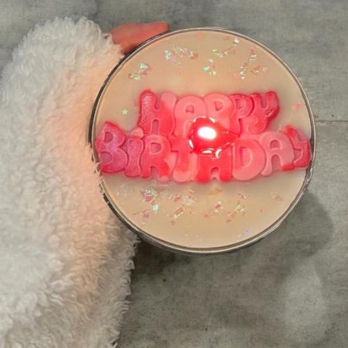 Happy birthday candle