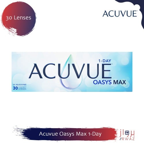 Acuvue Oasys Max One Day 30 Lenses - اكيوفيو اوسيس...