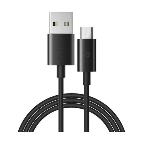 كيبل مايكرو USB راف باور ، 1 متر ، أسود