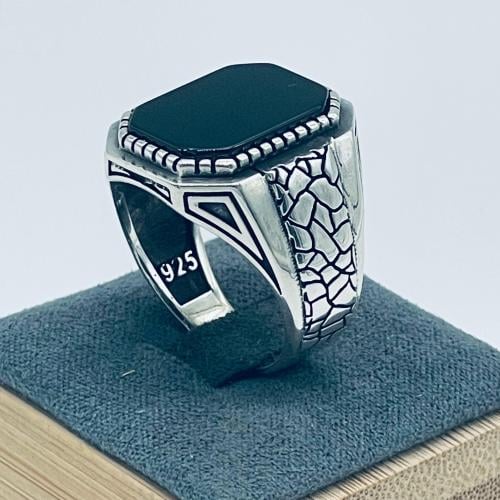 خاتم شبابي من الفضة عيار 925