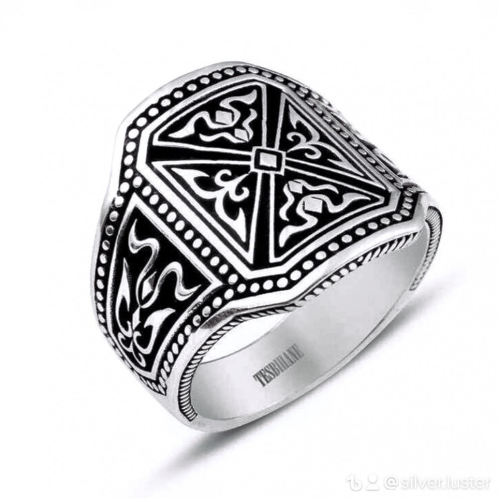 Ring silver 925 (R34-8) - Silver luster