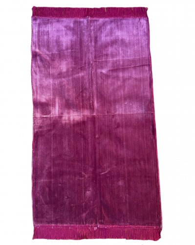 سجادة مخمل سادة وردي موف