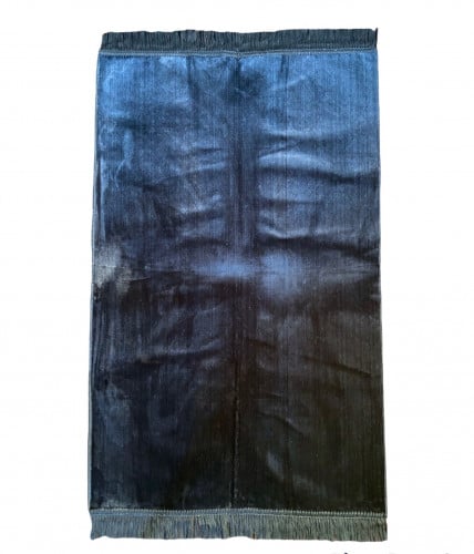 سجادة مخمل سادة رصاصي