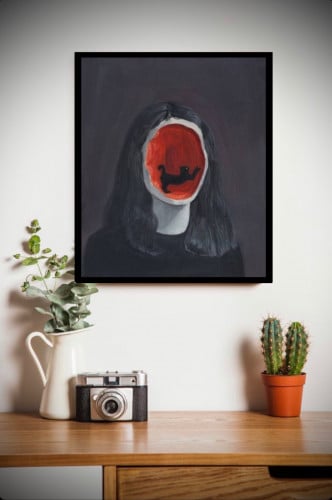 قطة داخل الوجه ؟