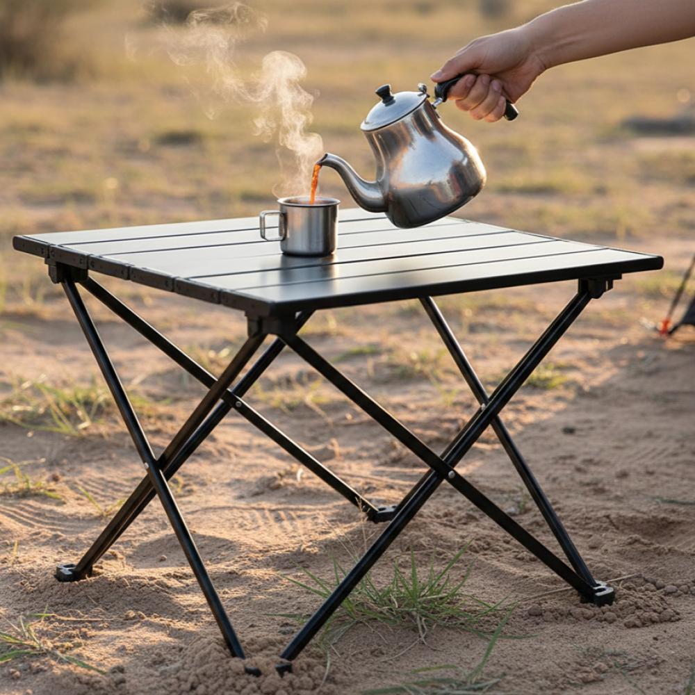 طاولة ألمنيوم قابلة للطي من رفيق الرحلة