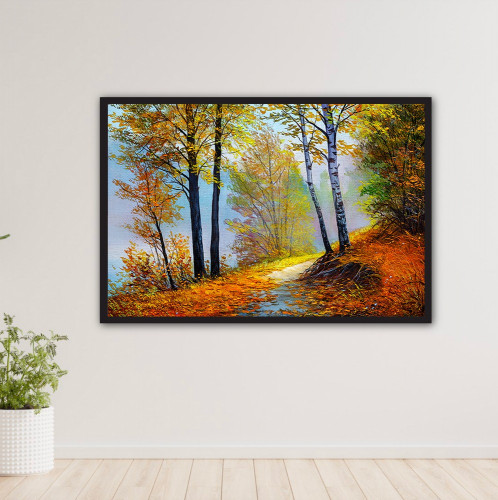 لوحات فنية جدارية منظر للطبيعة الخريف
