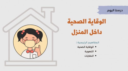 الوقاية الصحية داخل المنزل - أول متوسط