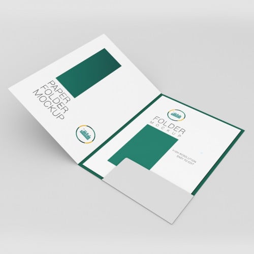 فولدر تصميم + طباعة فاخرة +توصيل (1000)