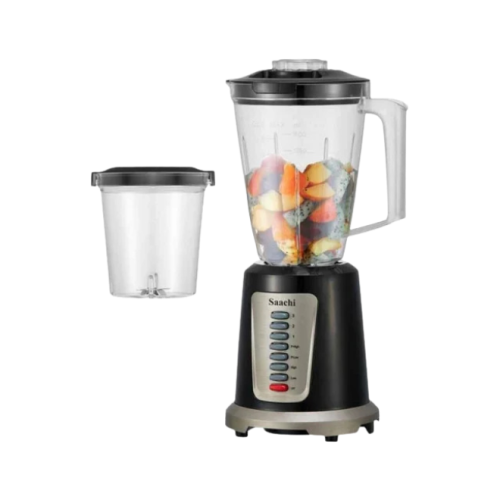 Saachi NL-BL-4394-BK 2 في 1 خلاط / مطحنة مع وعاء غ...