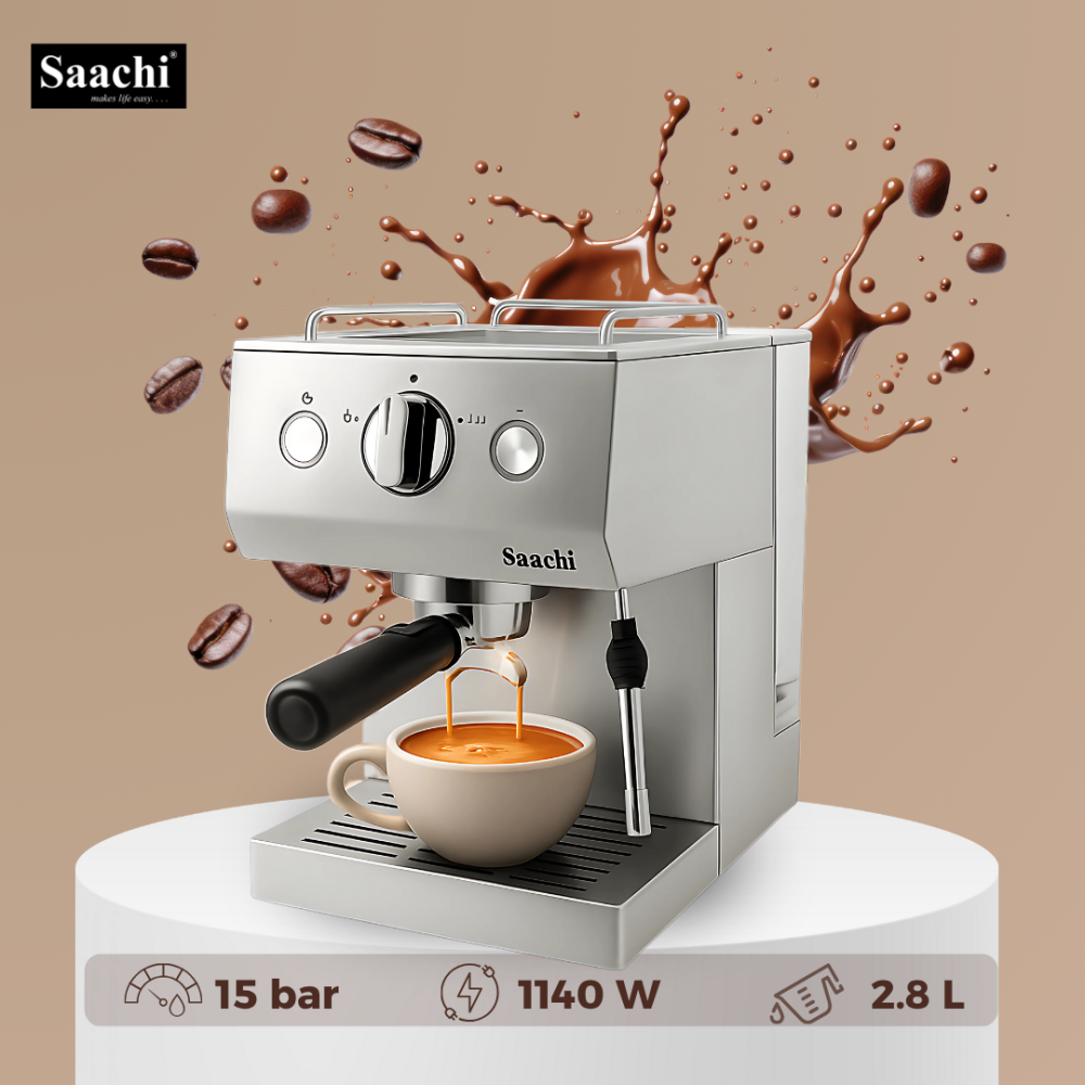 ماكينة صنع القهوة 1.5 لتر 1140 وات NL-COF-7060S-ST فضي