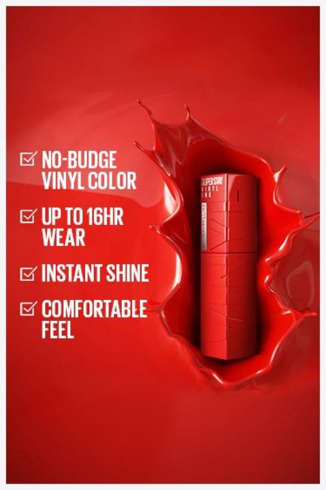 ميبلين احمر شفاه سوبر ستاى فينيل انك 50 ويكيد 4.2 مل