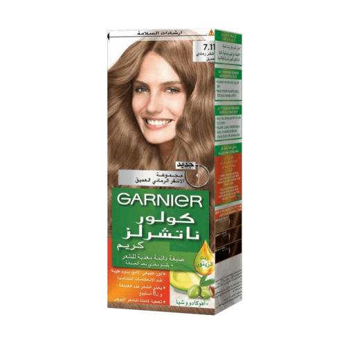 غارنيه ناتشرلز صبغة دائمة +20% بلسم مغذى 7.11 أشقر...