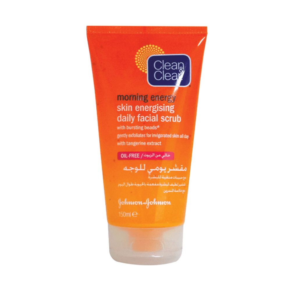 كلين&كلير غسول وجه مورننق انيرجي 150 مل مقشر يومي يمد البشرة بالانتعاش والحيوية