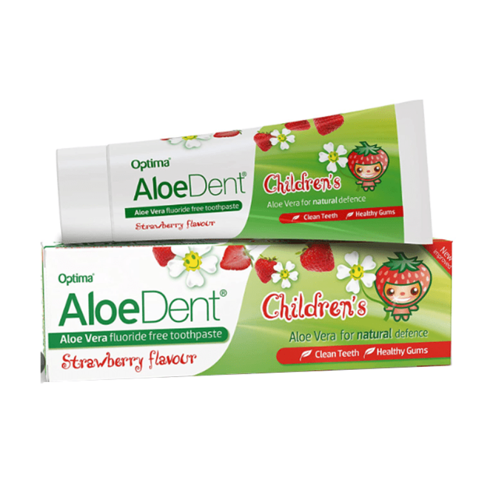 الودينت معجون اسنان للأطفال بطعم الفراولة (بدون فلورايد) 50 مل