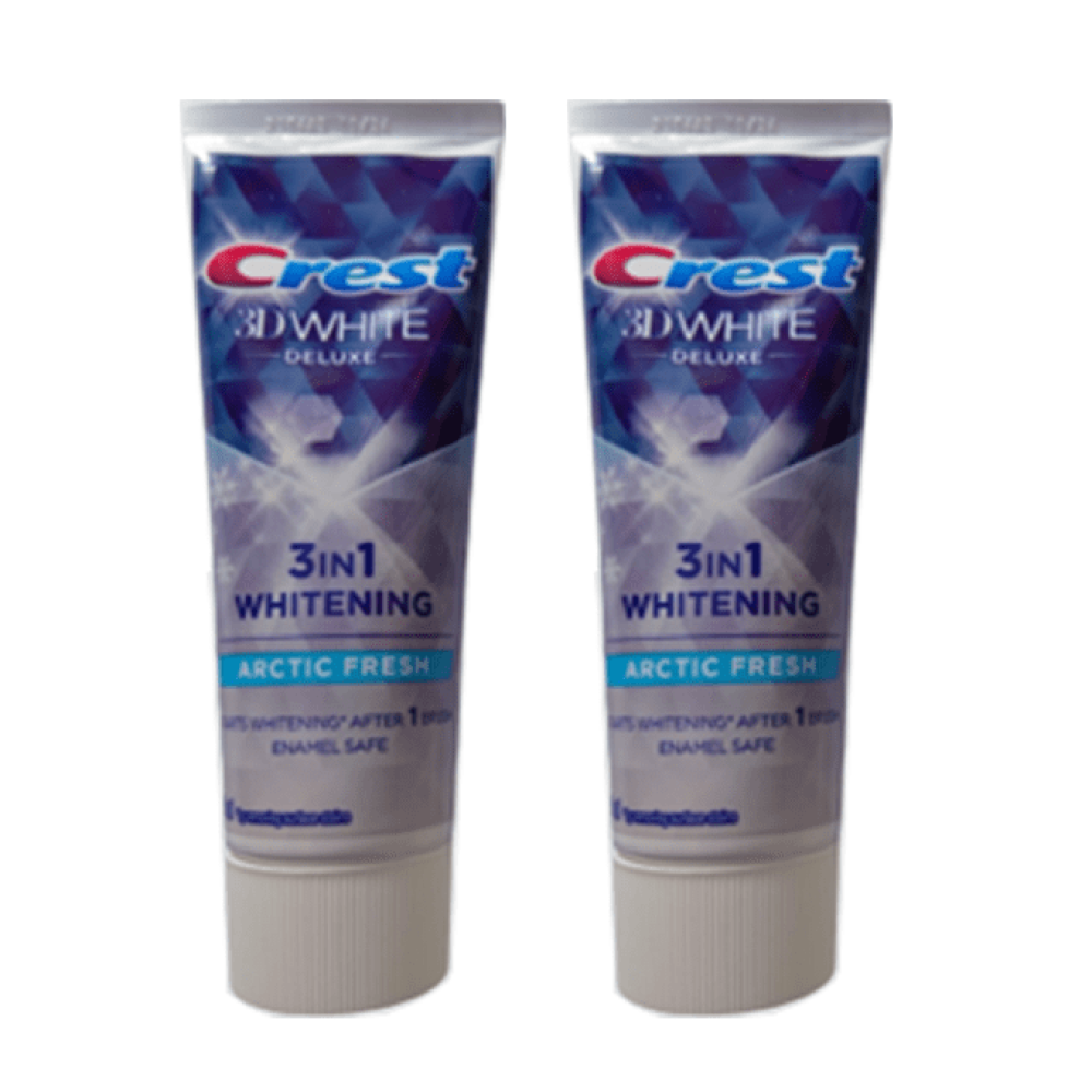 كرست معجون أسنان بياض ديلوكس انتعاش التبريد 2 قطع خصم 25% 75 مل
