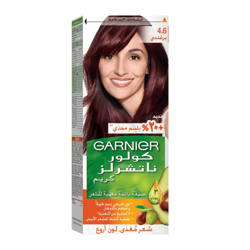 غارنييه صبغه شعر كولور ناتشرلز 4.6 برغندي