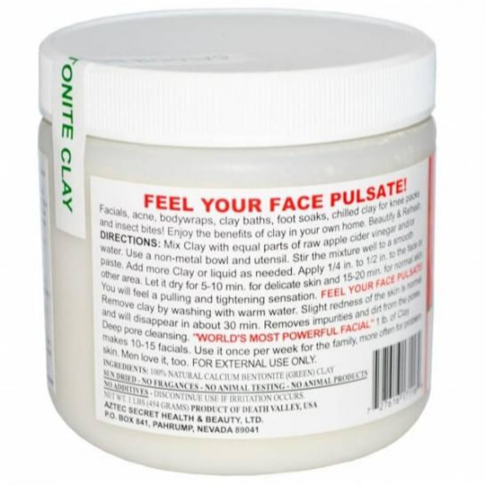 ازتيك سيكرت قناع 454غ الطين الهندي