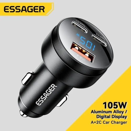 ‏Essager 105W USB شاحن سيارة شحن سريع 4.0 QC4.0 QC...