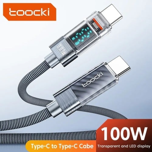 Toocki Type C to Type C Cable 100W